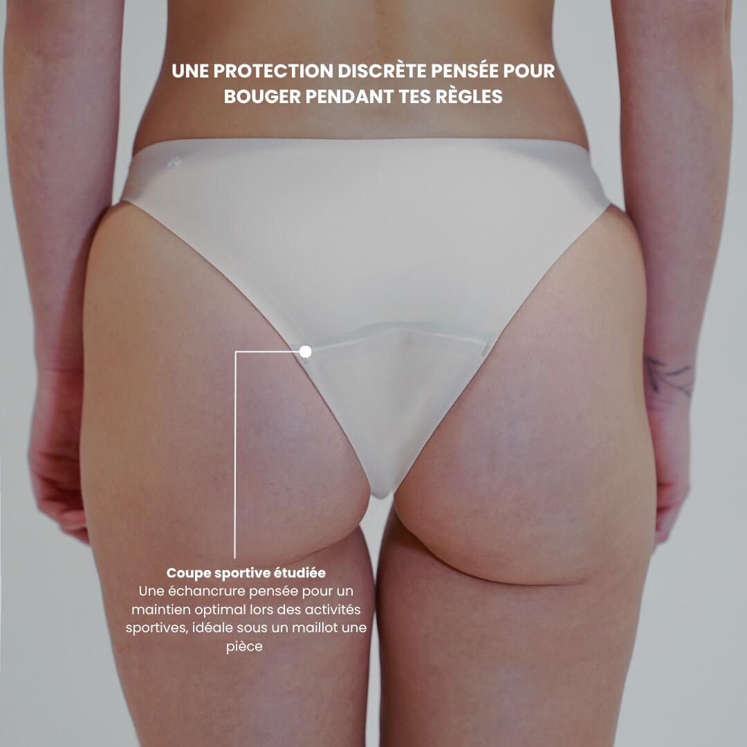 Bas Sous-Maillot Menstruel Invisible Sport - Flux Moyen - Ado & Adulte - Duna 4/7