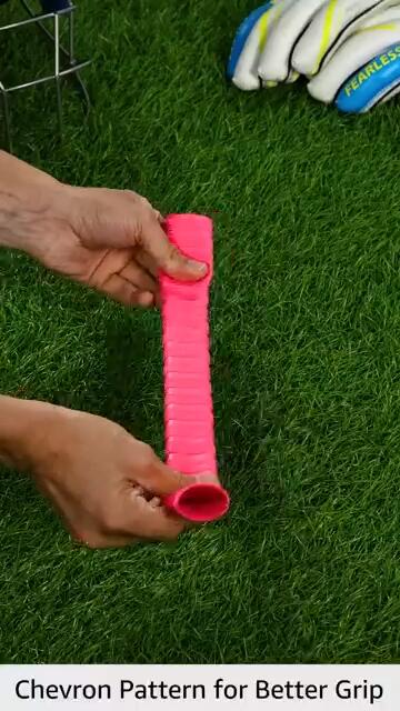 DSC Ring Chevron Cricketgriff – Pink, Gummi, Stoßdämpfend 5/5