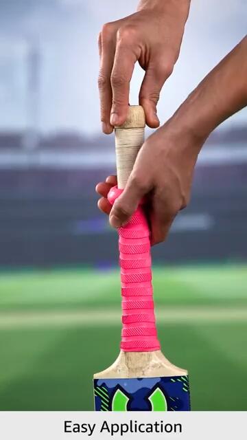 DSC Ring Chevron Cricket Bat Grip | Farbe: Gelb | Packung mit 1 Stück | Gummi 5/5
