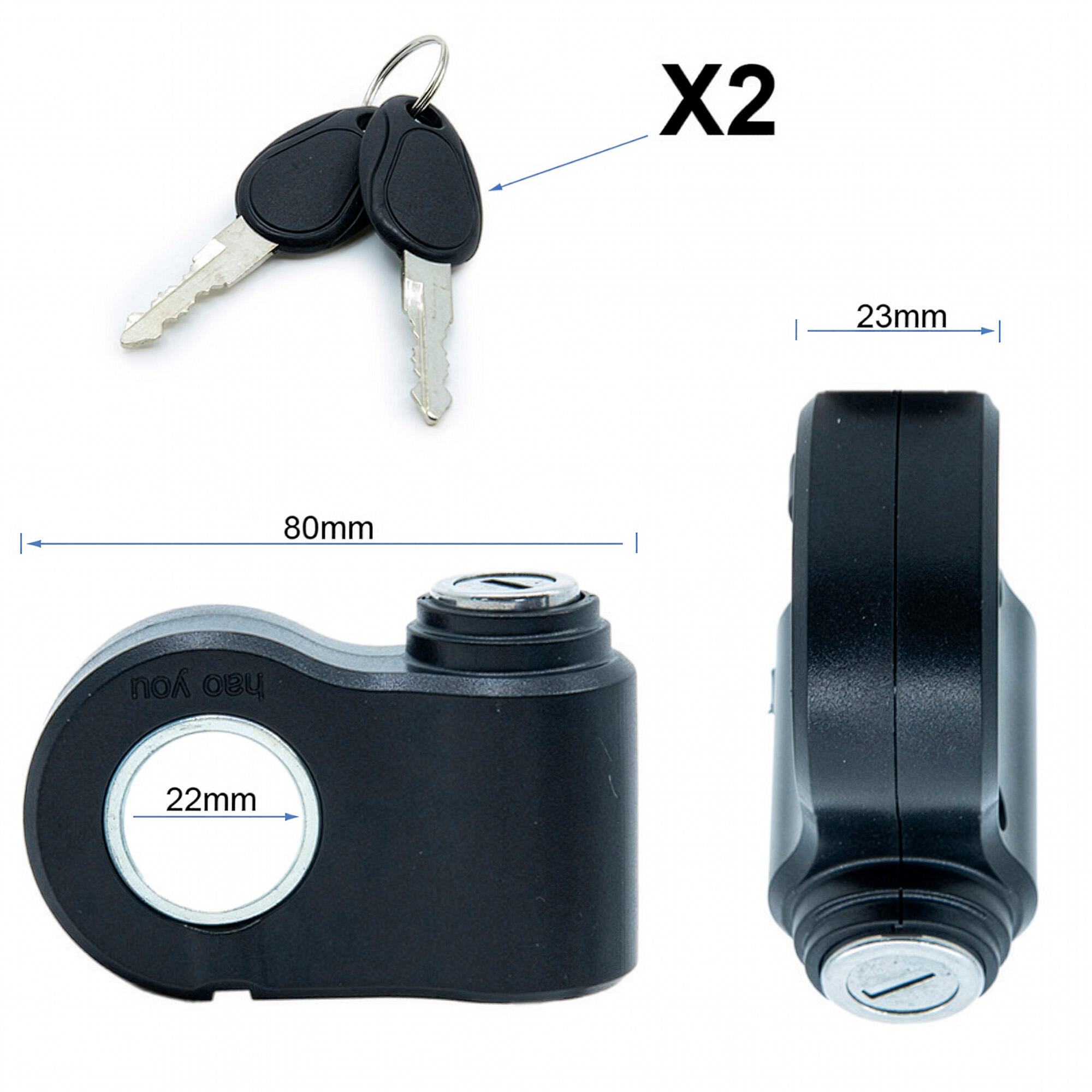Llave de contacto para kukirin G2 pro 2/4