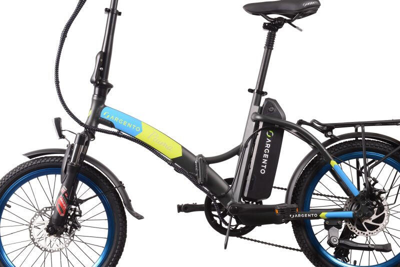 Rower elektryczny składany ARGENTO PIUMA BLUE 3/7