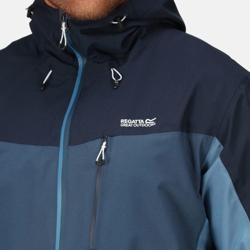 Chaqueta Regatta Birchdale RMW279-785 Azul Hombre Impermeable 4/5
