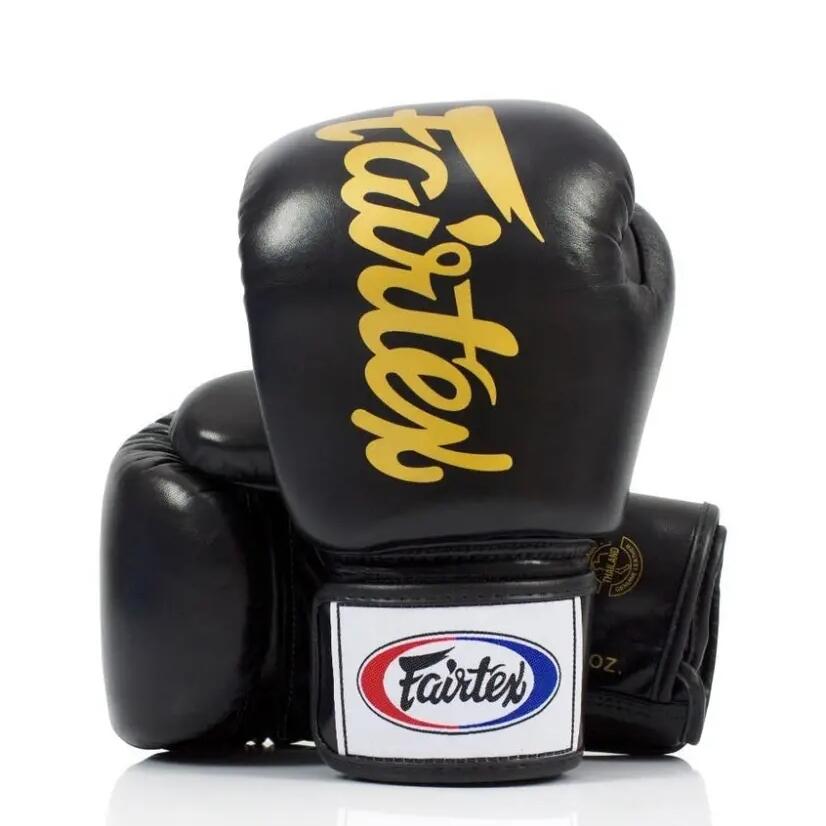 Fairtex BGV19 Deluxe Boxing Gloves – Black – 14oz