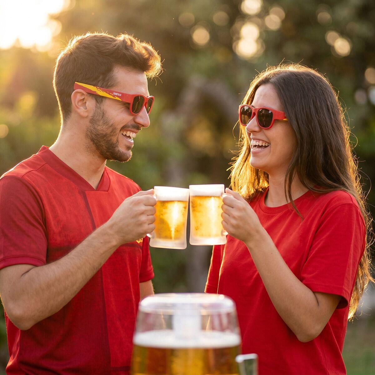 Pakket biertap InnovaGoods en 2 zonnebrillen Sunfold Spain Red 5/5