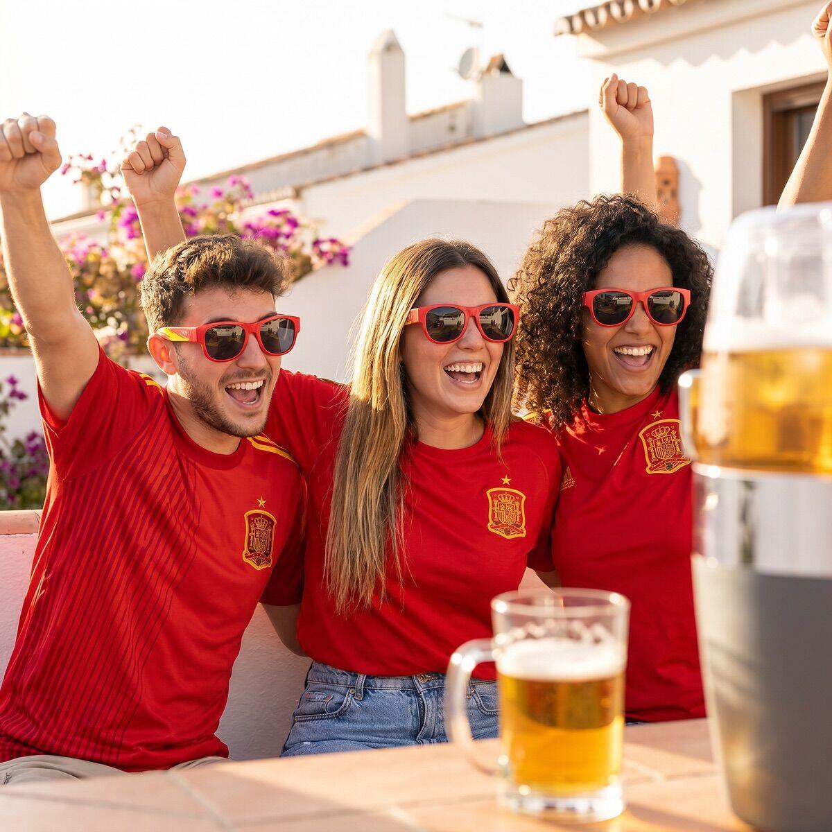 Pakket biertap InnovaGoods en 2 zonnebrillen Sunfold Spain Red 4/5