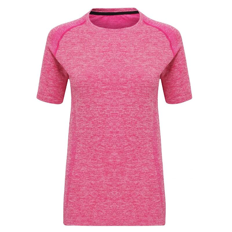 Seamless 3D Fit Multi Sport Performance Kurzarm Top Damen Pink