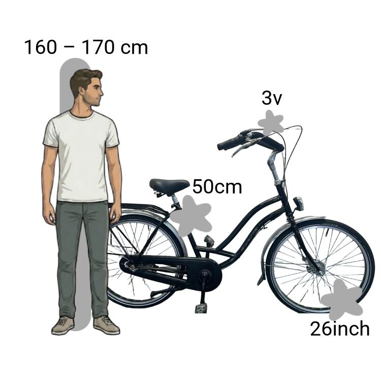 Tweedehands Sparta Moederfiets 2/4