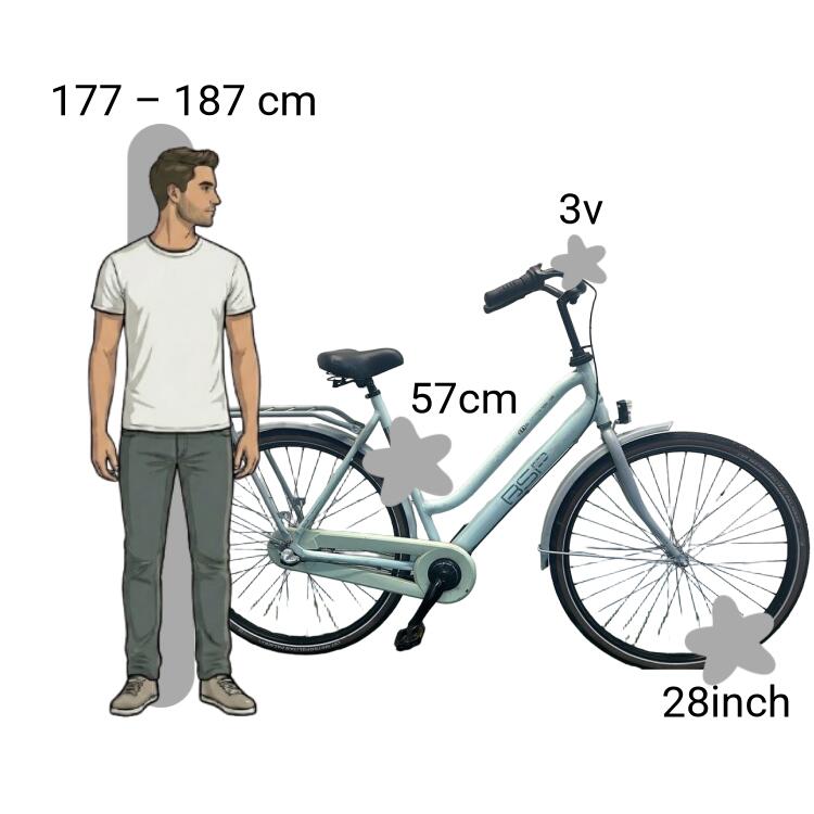 Bicicleta usada BSP Metropolis 2/4