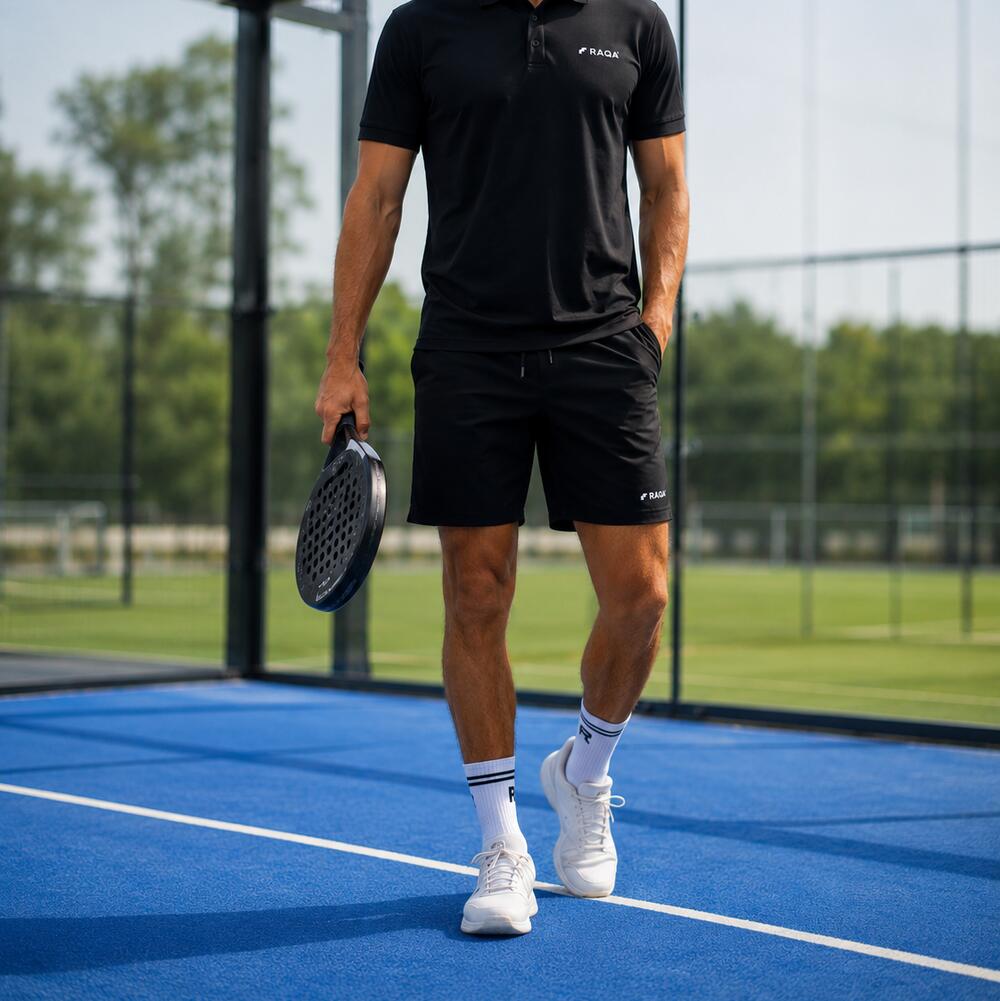 Raqa Court Elite Short Heren — padelshort met stretchstof 2/3