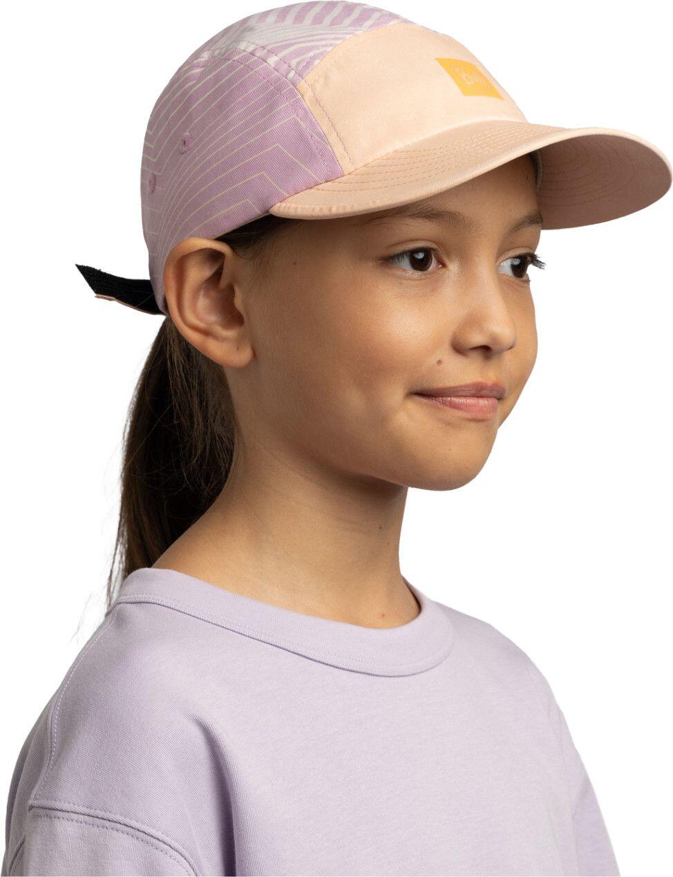 Casquette Enfant Buff 5 Panel Go Beige/Rose 3/7