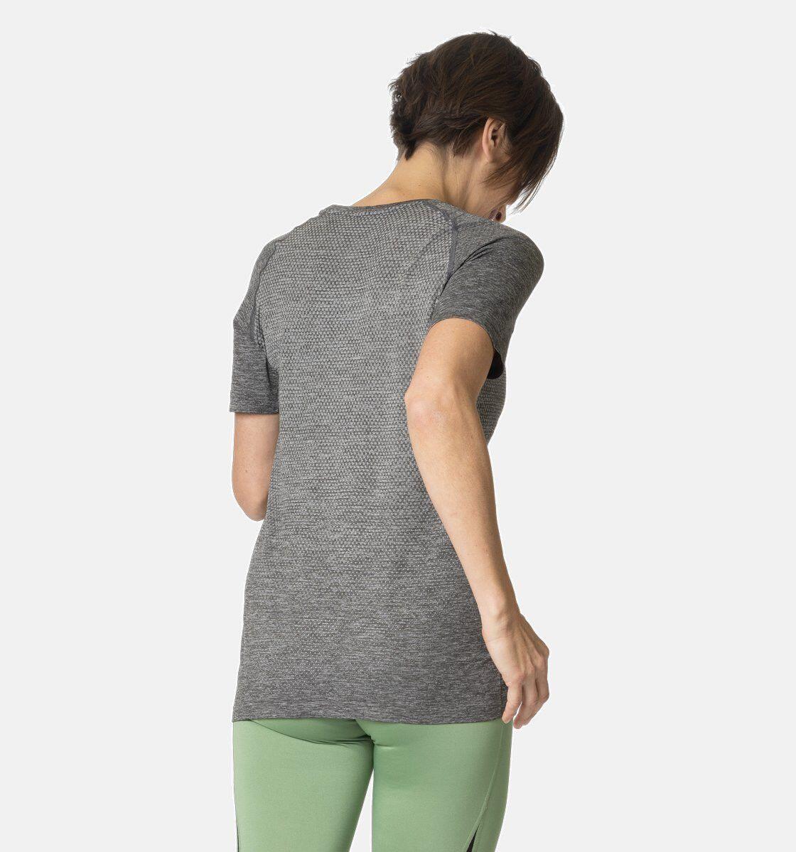 T-Shirt Running Odlo Essential Seamless Gris Femme 2/5