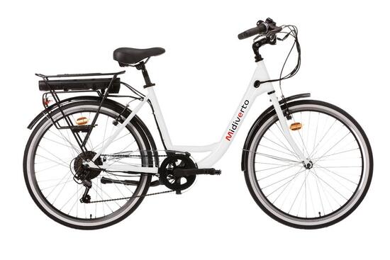 Vélo de ville blanc Denver E4000