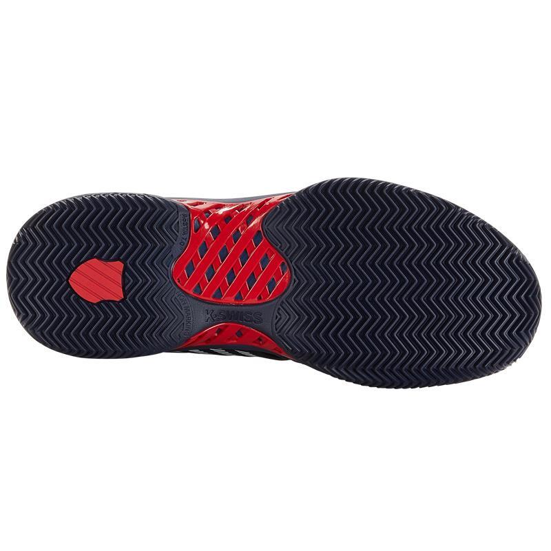 K-Swiss Tennisschuh Express Light 3 HB dunkelblau/rot - Herren UK 6.5 (EU 40.0) 6/7