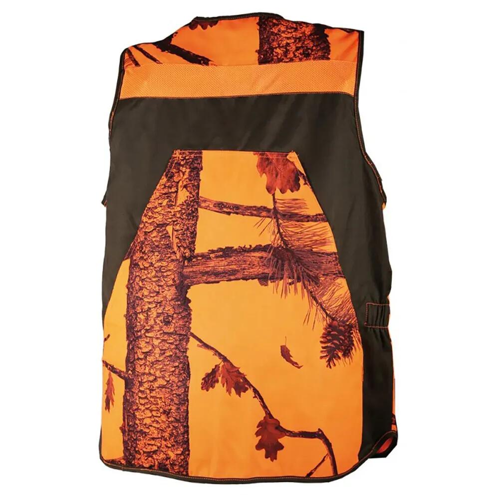 Gilet Classy déperlant polyester nylon camo orange vert S à 4XL 3/5