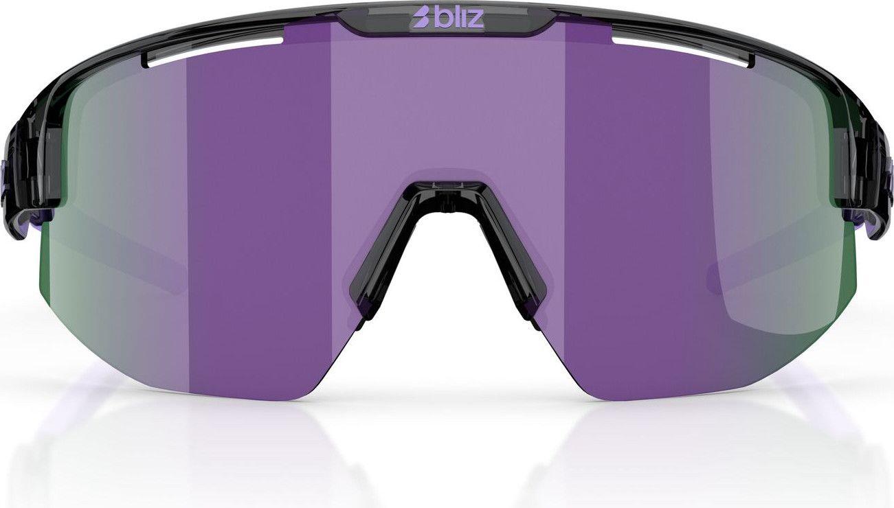 Bliz Matrix Kleine Bril Kristal Zwart/Paars 3/6