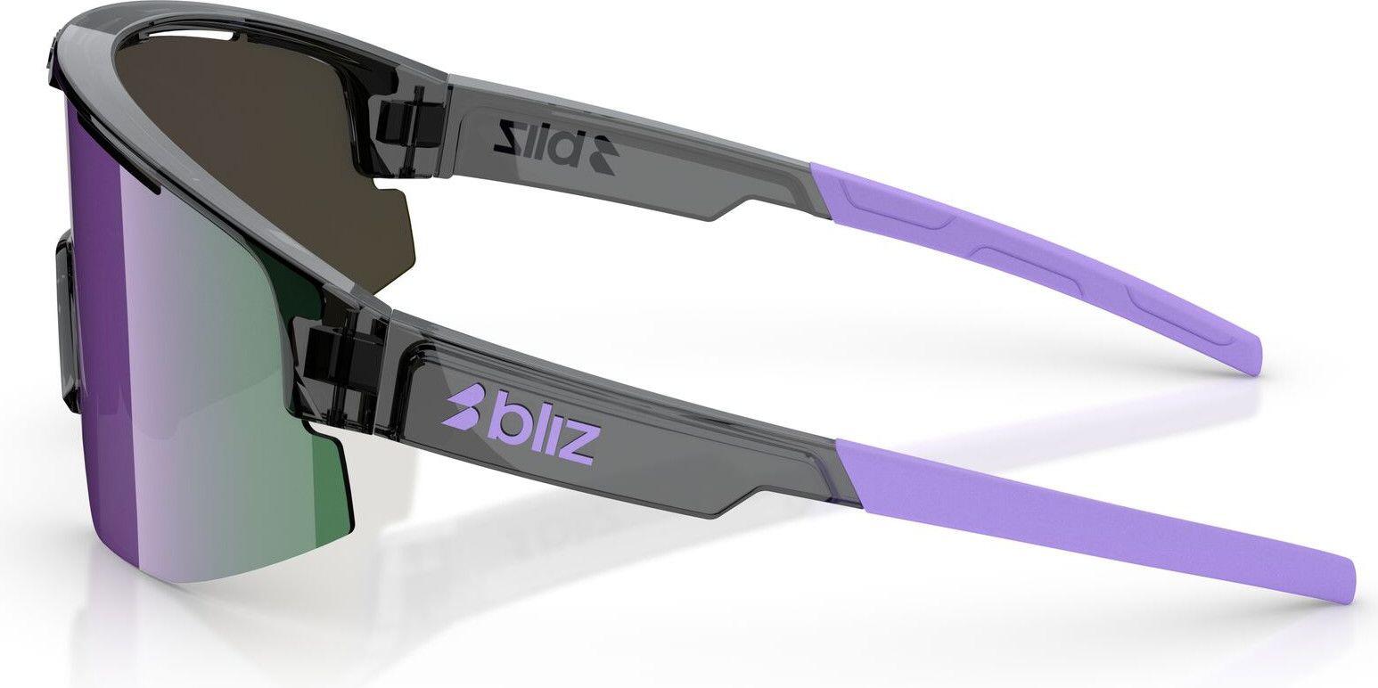 Bliz Matrix Kleine Bril Kristal Zwart/Paars 2/6