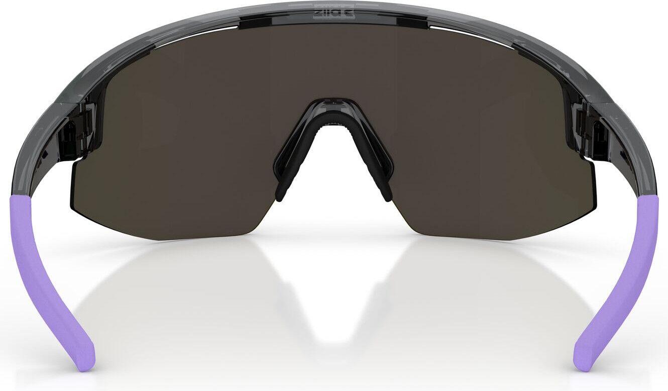Bliz Matrix Kleine Bril Kristal Zwart/Paars 5/6