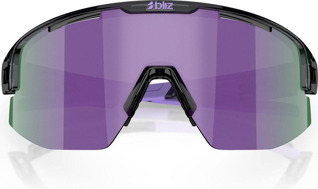 Bliz Matrix Kleine Bril Kristal Zwart/Paars 4/6