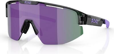 Bliz matrix kleine bril kristal zwart/paars
