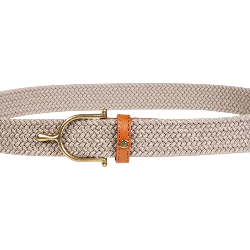 Stretch Belt HKM Adjustable with Gold Buckle