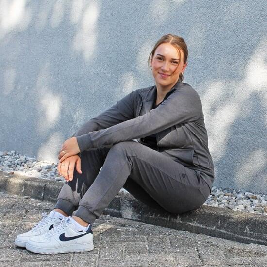 2-Pack dames stretch joggingbroek Jana met boord 3/5