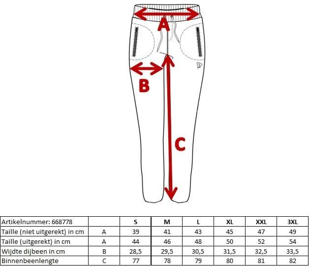 Damen-Stretch-Jogginghose Nadia mit geradem Bein. 5/5