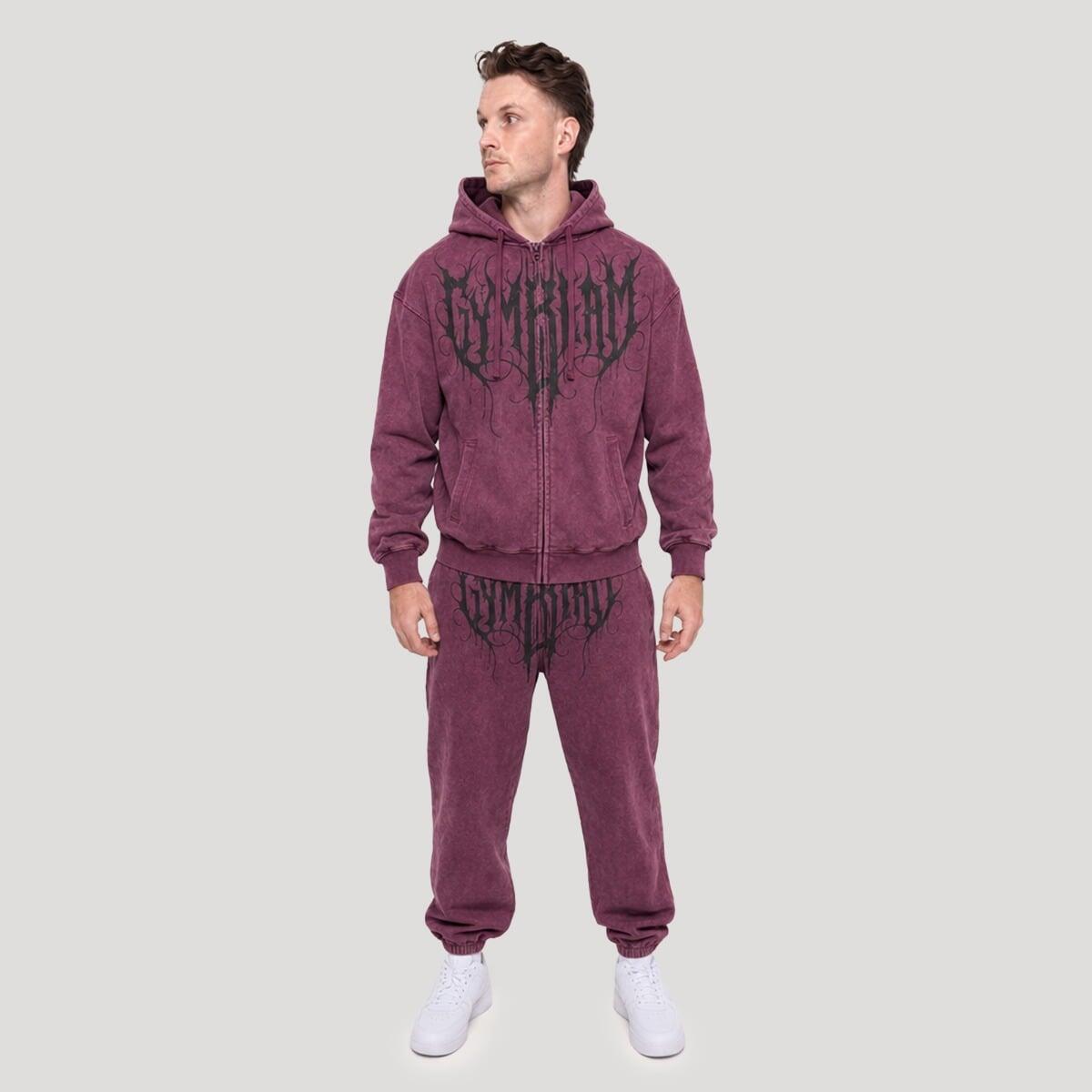 Pantaloni uomo oversize viola Abyss 3/6