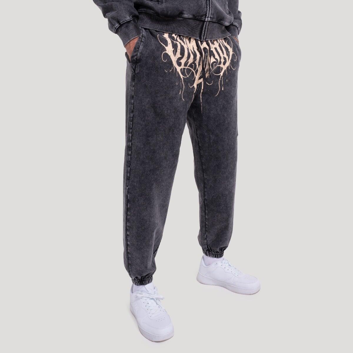 Pantaloni uomo oversize neri Abyss 2/7