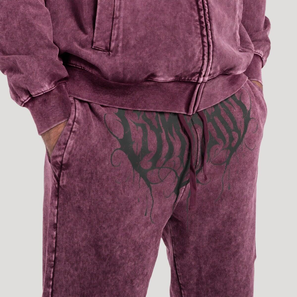Pantaloni uomo oversize viola Abyss 4/6