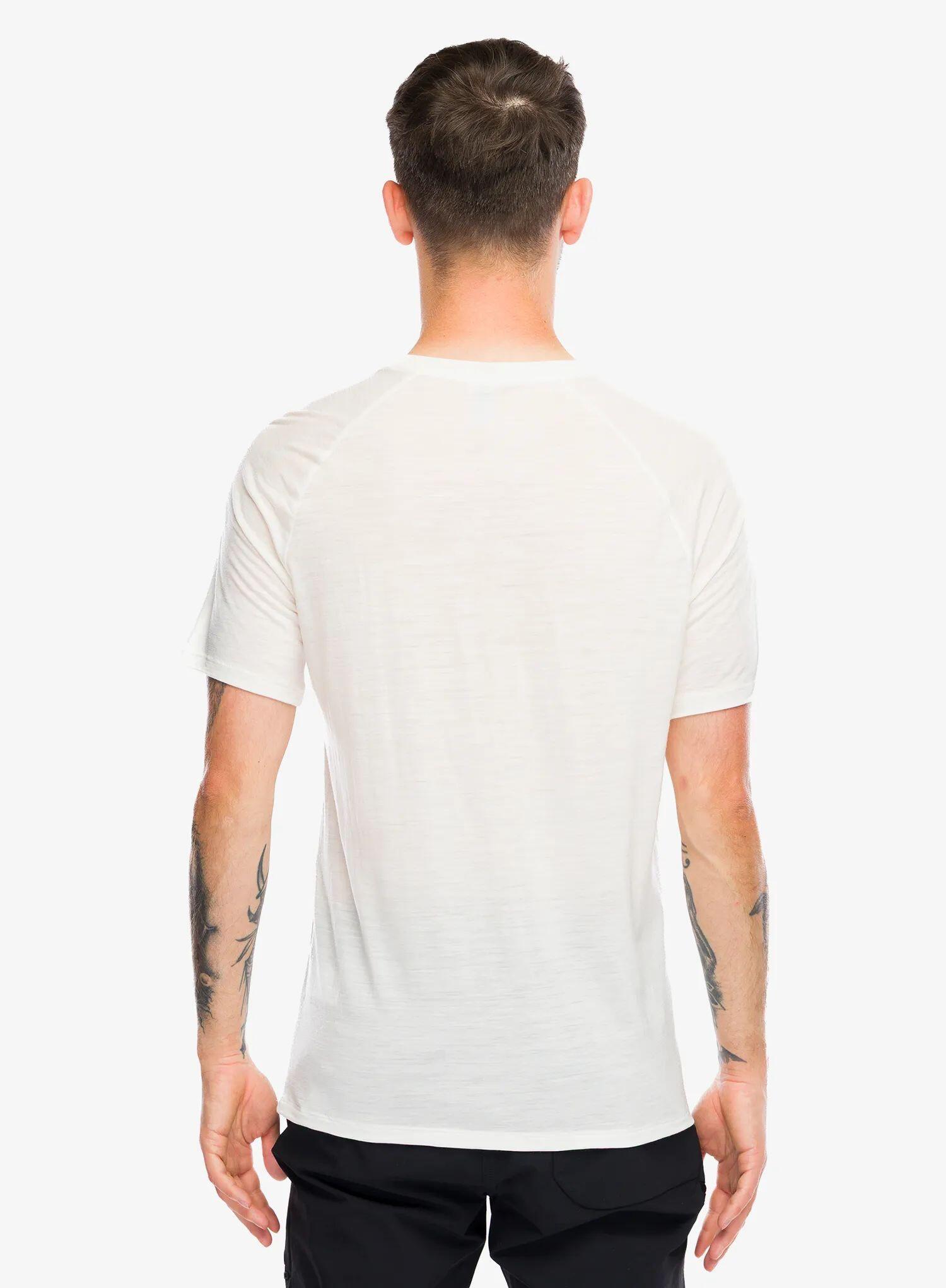 Koszulka merino Odlo Merino Tencel Hyper Map Crew Neck S/S 6/7