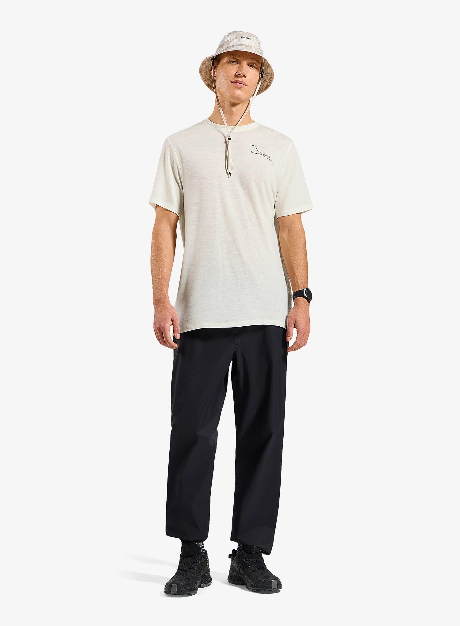 Koszulka z nadrukiem Odlo Merino 160 Postcards Crew Neck S/S 3/6