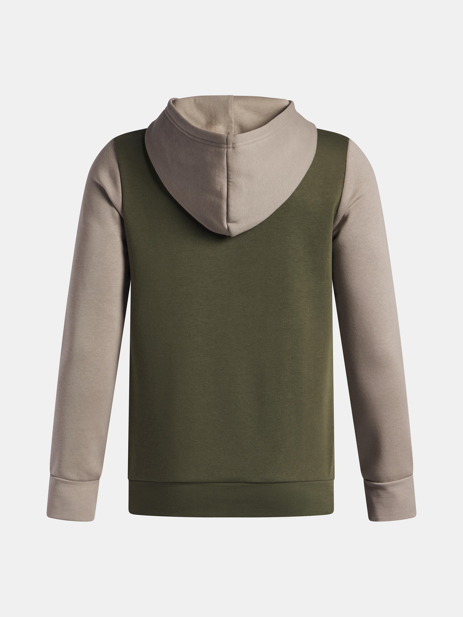 Sudadera con capucha Under Armour Jr Colorblock Verde 2/2