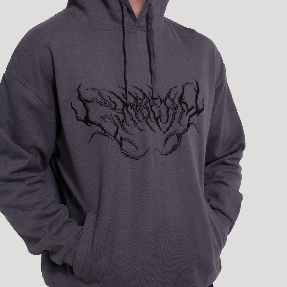 Bluza męska fitness z kapturem oversize Thorn 3/7