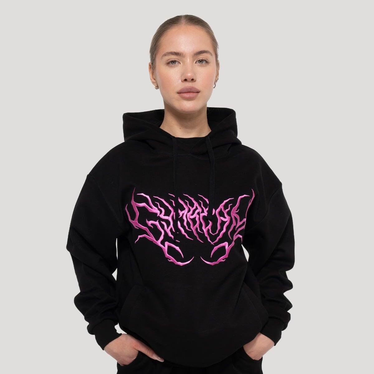 GYMBEAM Dámská fitness mikina s kapucí oversized Thorn