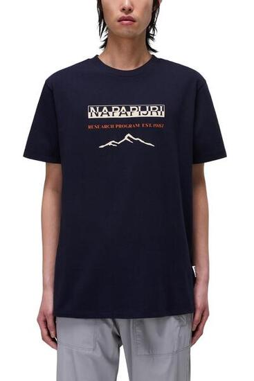 T-shirt - Casual - Homme - Regular fit, manches courtes, col rond - Sanem - Noir