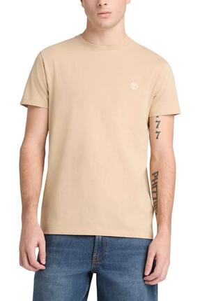 T-shirt - sportswear - Heren - Regular fit - Grijs/okerbeige