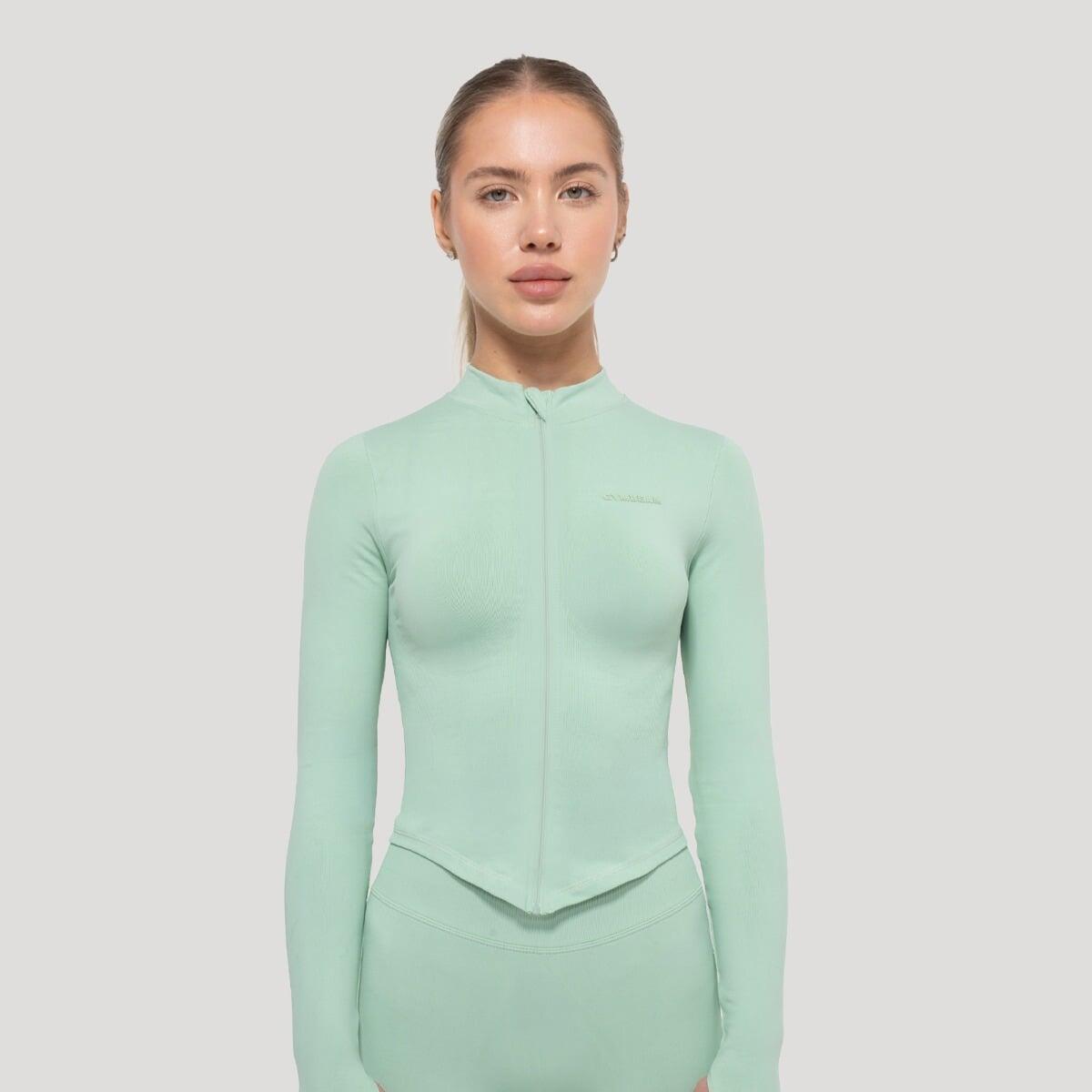 GYMBEAM Dámský top na zip slim fit Luma