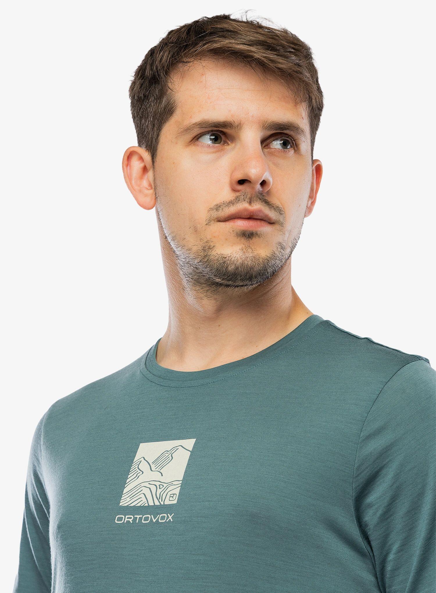 Koszulka merino Ortovox 120 Cool Tec Abstract TS 5/7