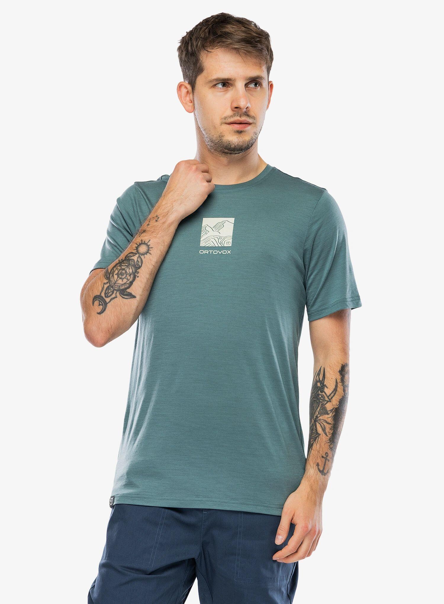 Koszulka merino Ortovox 120 Cool Tec Abstract TS 4/7