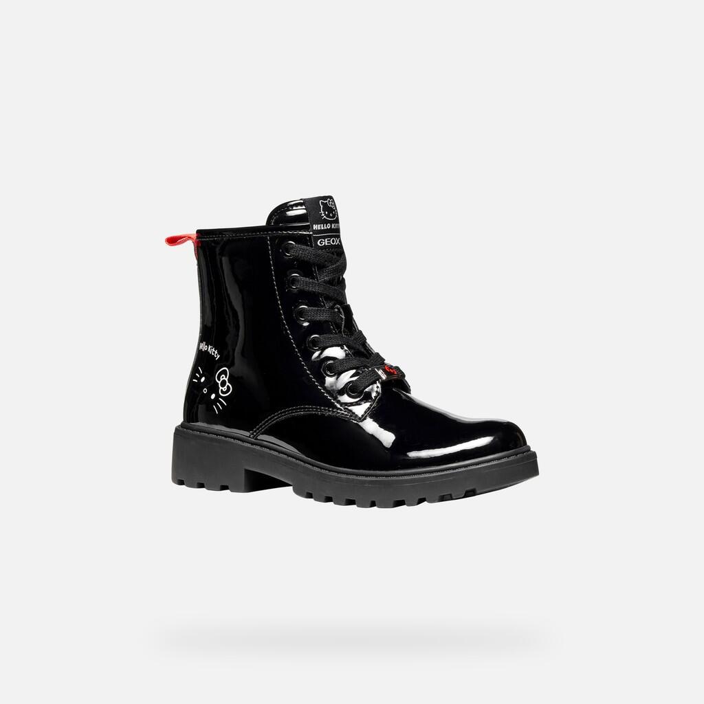 Bottines Fille J CASEY GIRL Noir 3/7