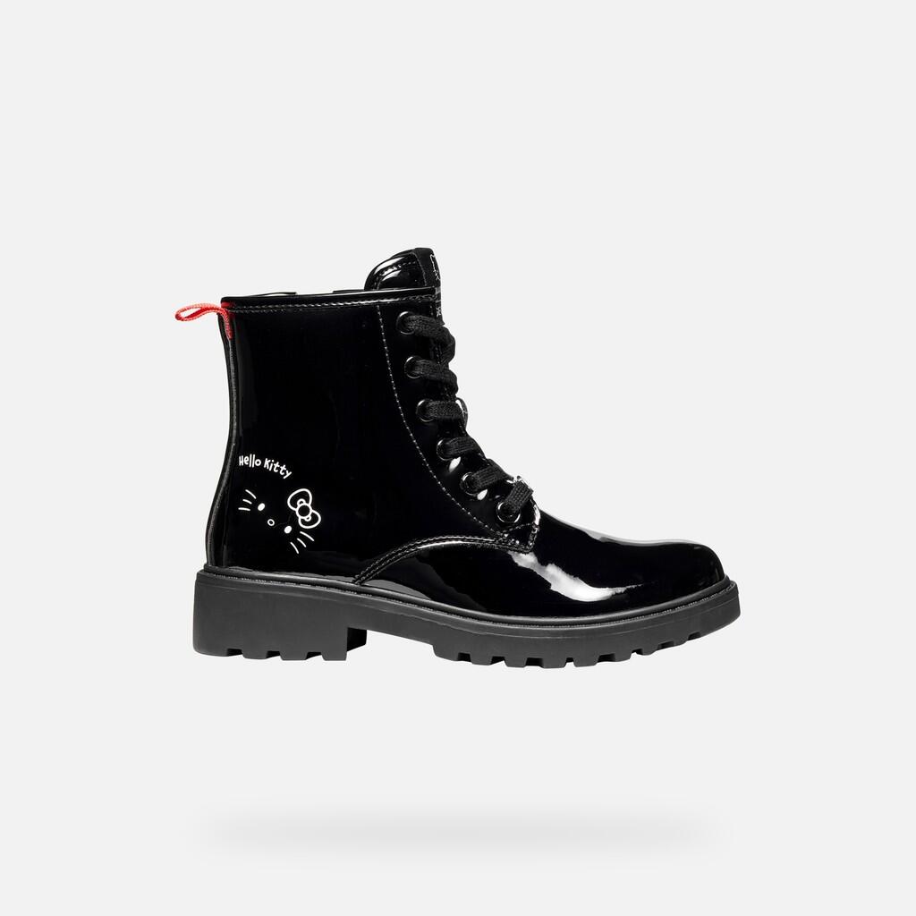 Bottines Fille J CASEY GIRL Noir 2/7