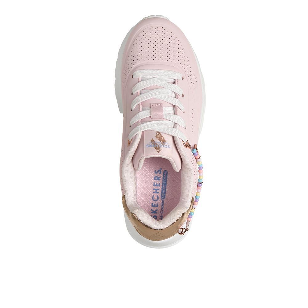 Sapatilhas Skechers Menina Uno Lite - Charming Lite Rosa 3/4