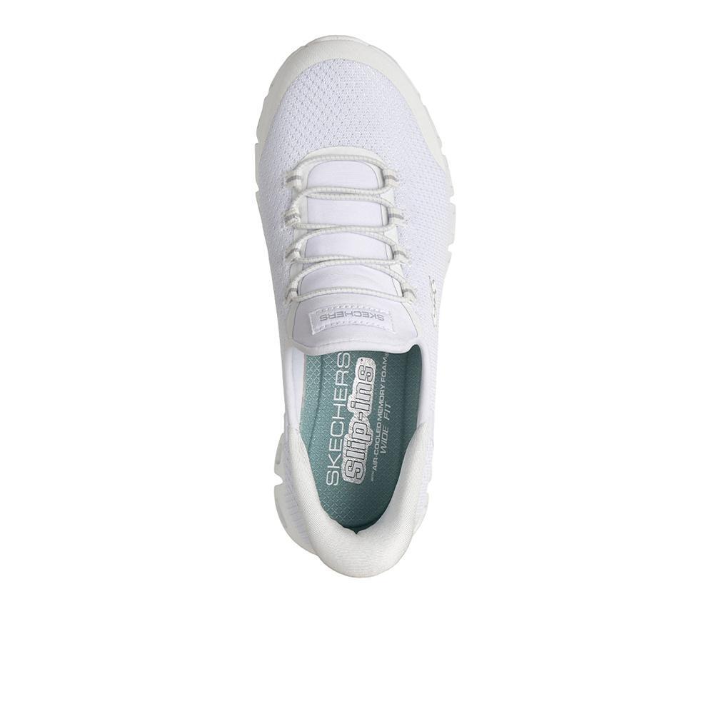Sapatilhas Skechers Mulher Slip-ins: Glide-Step - Pursuit Branco 3/4