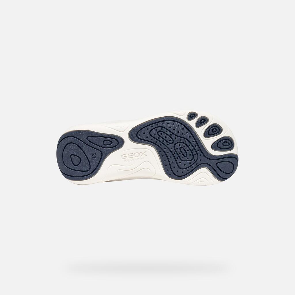 Baskets Garçon J FOOT-RUN BOY Bleu Clair/Bleu Marine 7/7