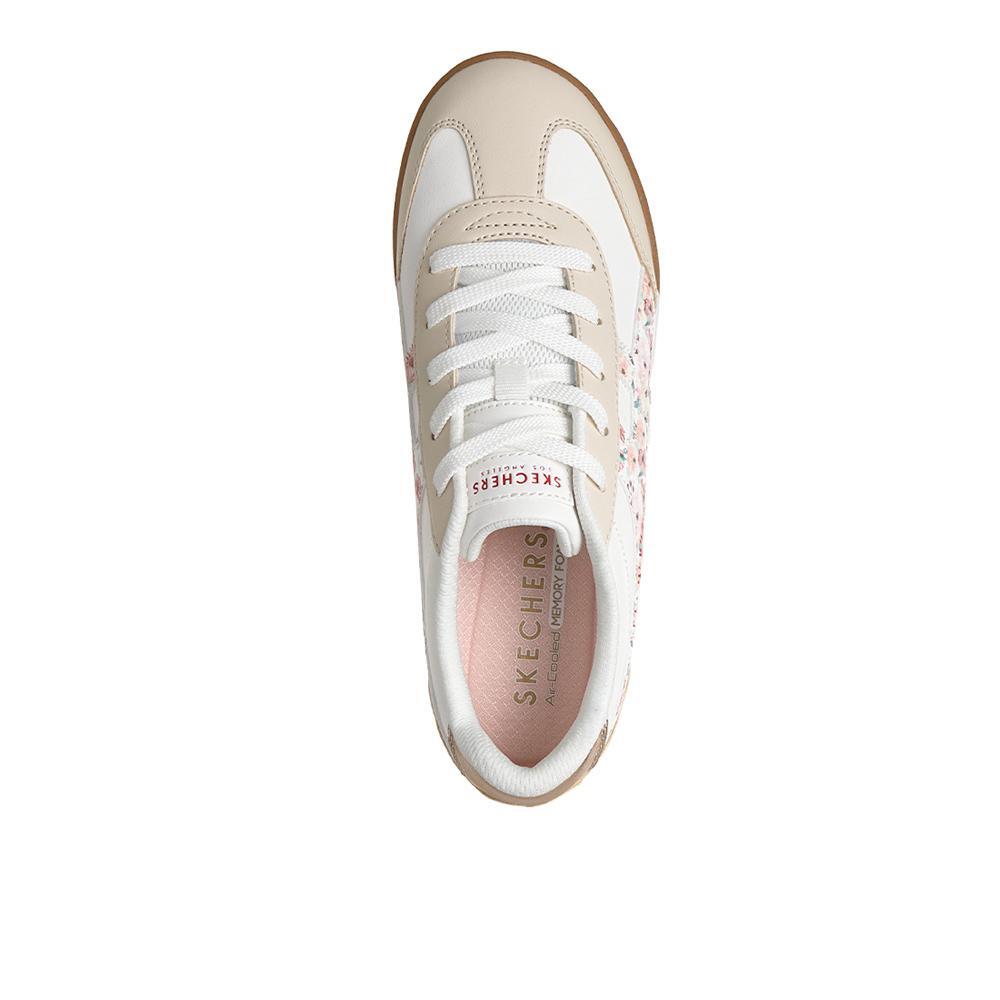 Zapatillas Sckechers Mujer Zinger 2.0 - Concrete Safari Blanco 3/4