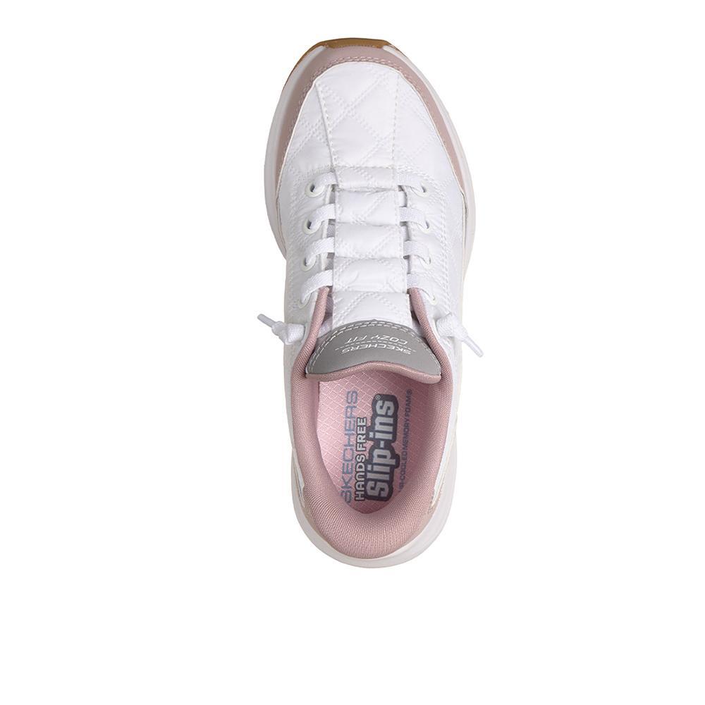Sapatilhas Skechers Menina Slip-ins: Contour Foam - Cozy Fit Branco 3/4