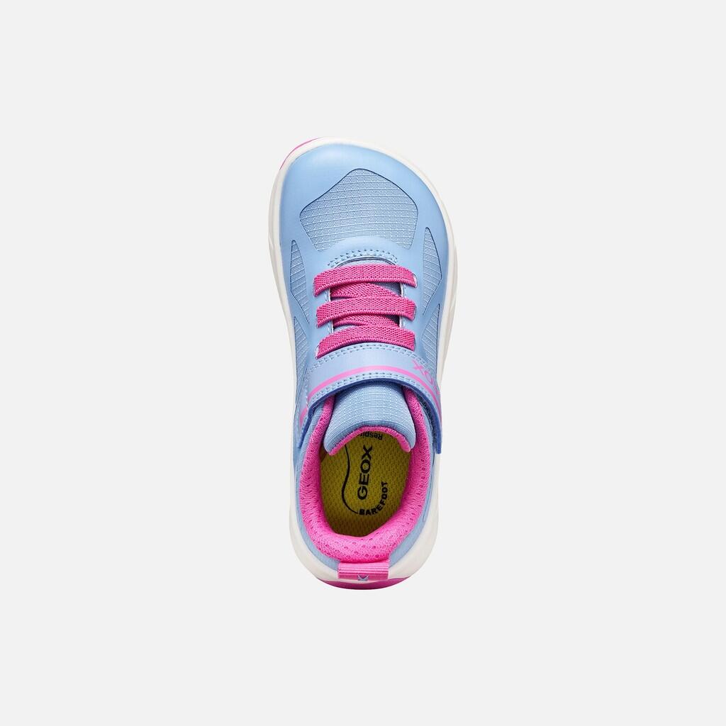 Baskets Fille FOOT-RUN GIRL Bleu Clair/Fuchsia 6/7