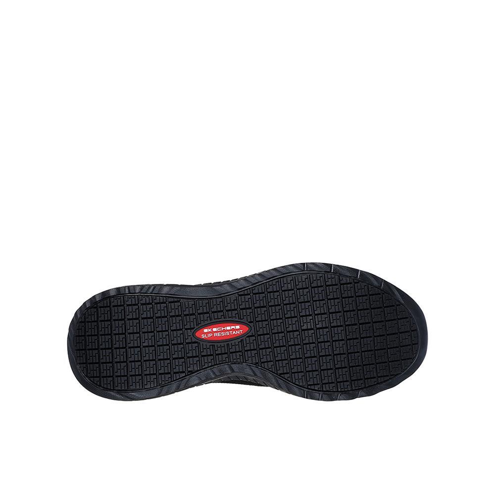 Zapatillas Sckechers Mujer Slip-ins Work Squad Chaos SR Jasul Negro 4/4