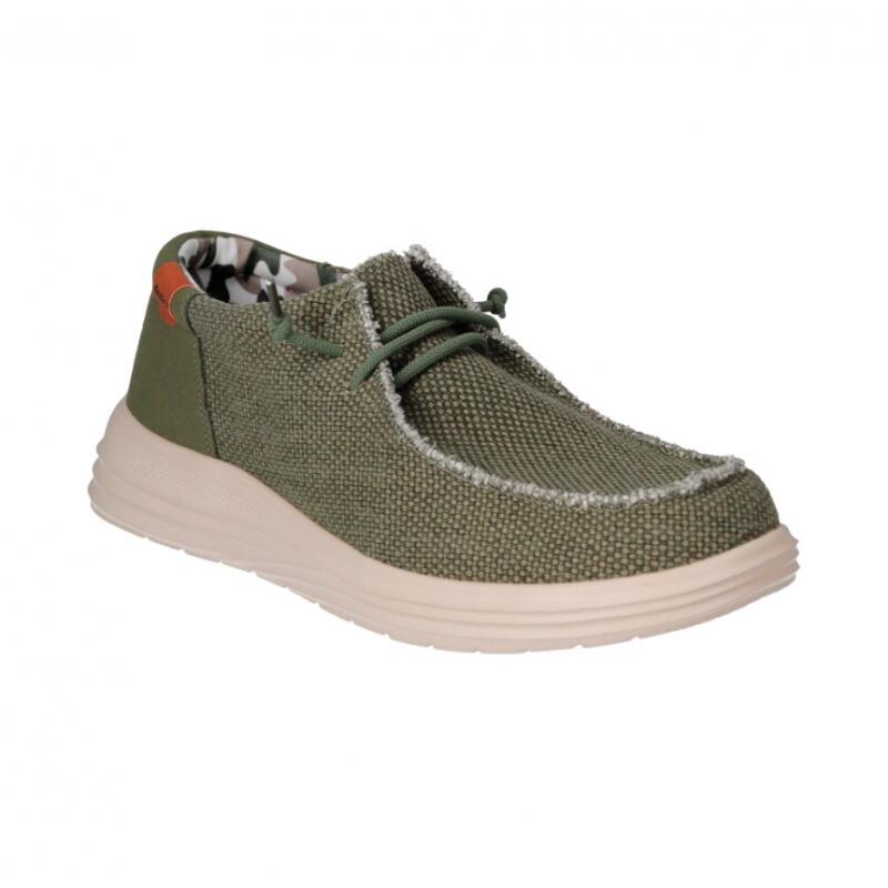 Jhayber Lamar Kaki Hombre | Calzado Casual Ligero de Verano 3/4