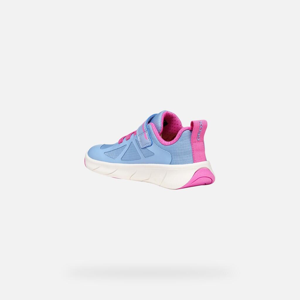 Baskets Fille FOOT-RUN GIRL Bleu Clair/Fuchsia 4/7